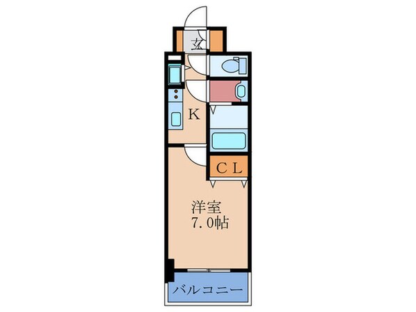 シャルマンパレ淡路の物件間取画像